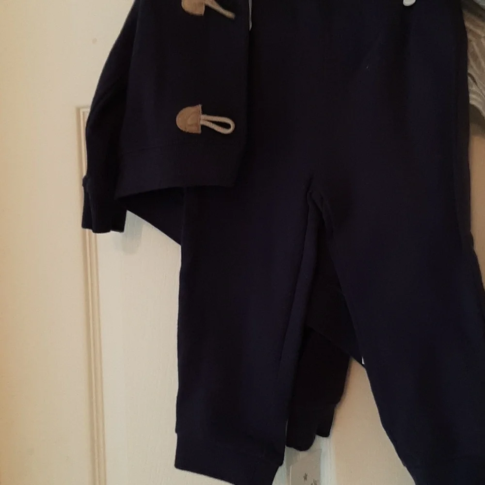 2 NWT Carter's Navy and Gray 3 Piece Baby Outfit Set